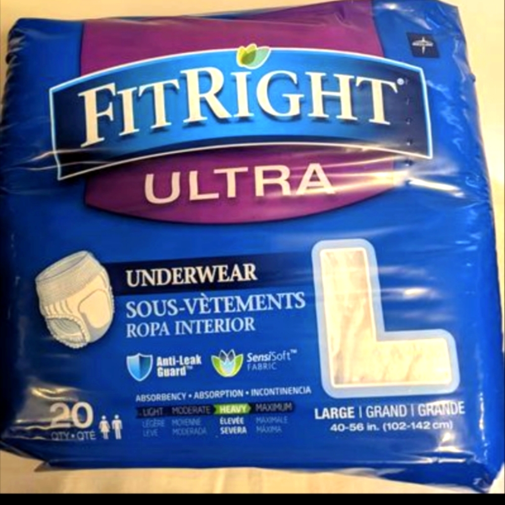 Fit Right Ultra Underwear Size Large BN Sealed